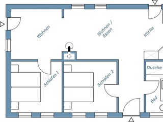 Casa de vacaciones Uphusum Plano de planta 24