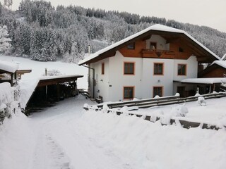 Haus Juen im Winter Tulfes