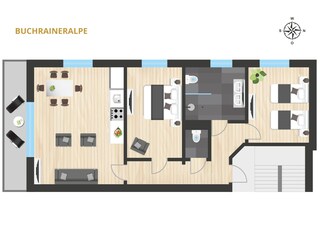 Appartamento per vacanze Oberstdorf Pianta del piano 29