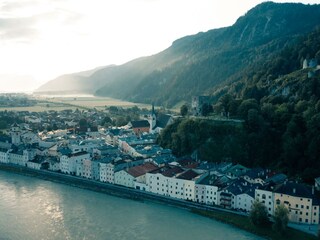 Rattenberg-Vogelperspektive morgens