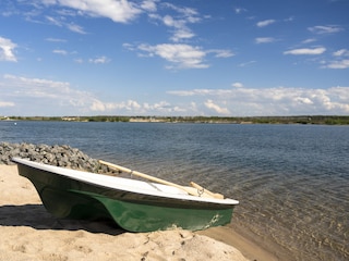 Boot am Strand