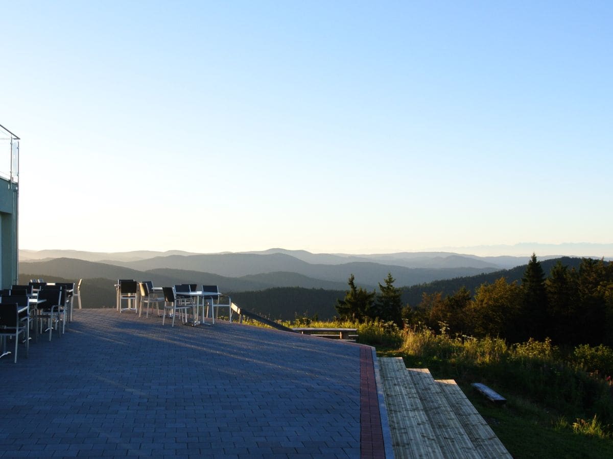 Bei Sonnenaufgang auf dem Blauen (1164,7 m ü. NHN)