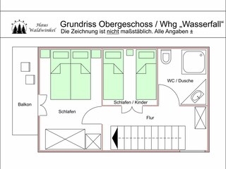 Vakantieappartement Aschau im Chiemgau Grondplan 5