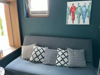 Schlafsofa im Zusatzzimmerchen No 17