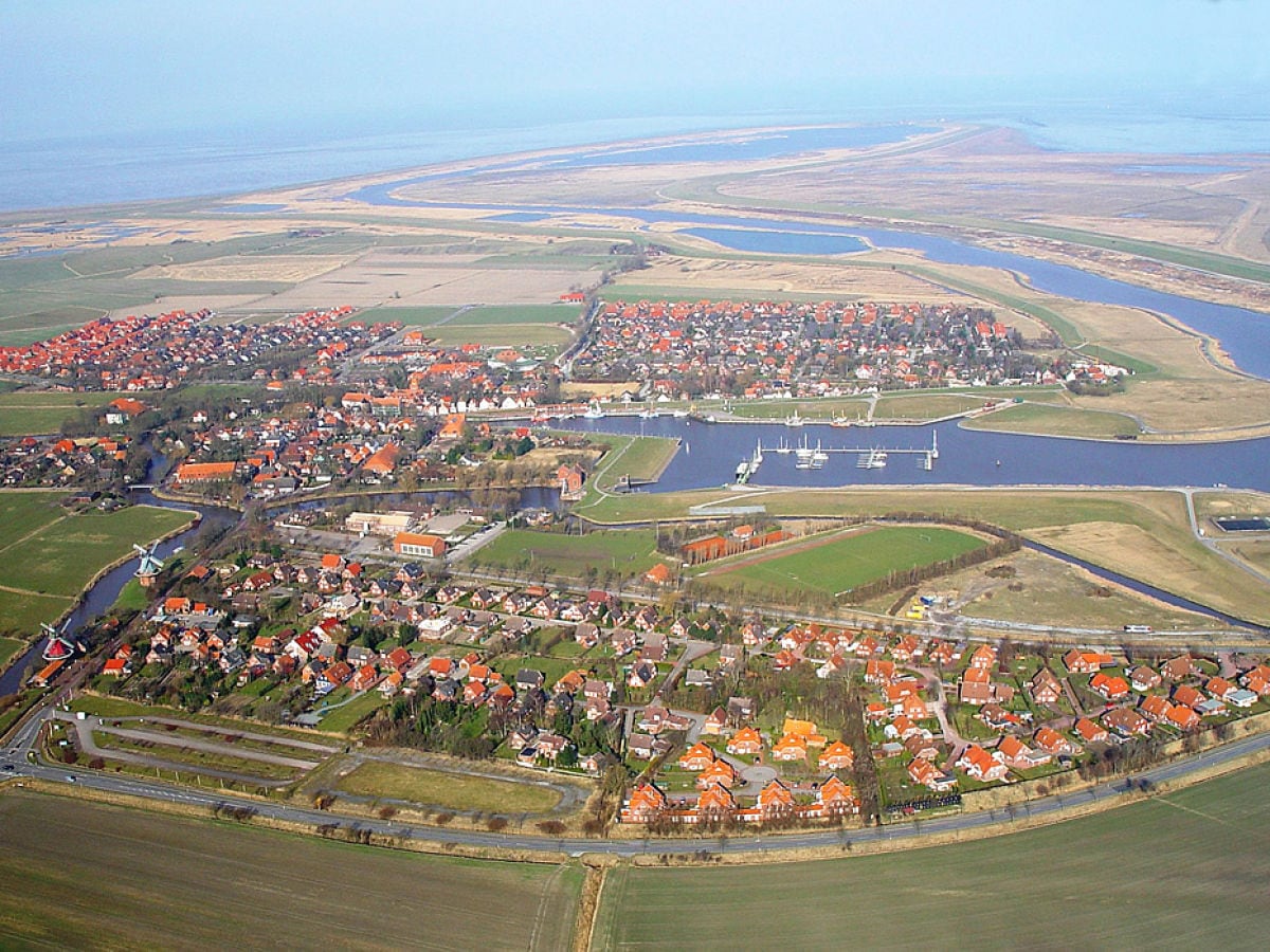 greetsiel aus der luft