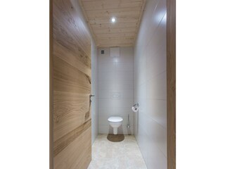 Das WC ist in jedem Appartement separat.