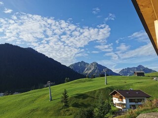 Weiterer Blickwinkel vom Balkon