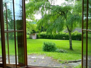 Blick aus Wohnzimmer