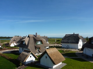 Blick aus dem oberen Bad auf das Achterwasser