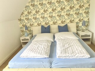 Blaues Schlafzimmer Erdgeschoß