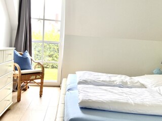 Blaues Schlafzimmer Erdgeschoß