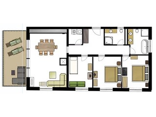 Chalet Bad Hofgastein Pianta del piano 40