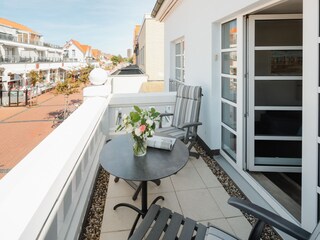Haus Hansa 8 / Blick vom Balkon Richtung Wasserturm