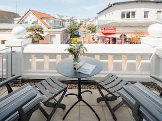 Haus Hansa 8 / Blick vom Balkon Richtung Frisiastraße