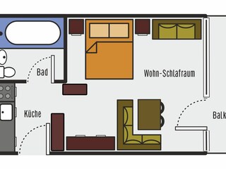 Appartamento Schröcken Pianta del piano 18