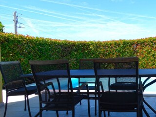 Überdachte Terrasse