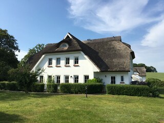 Das Reethus mit Terrasse