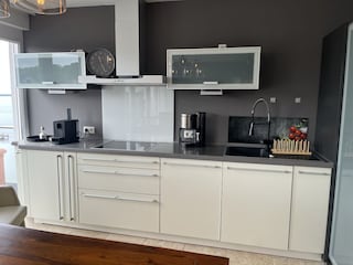 Kitchenette with electrical appliances