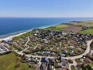 Lageplan - Poolhaus Ostsee roter Kreis