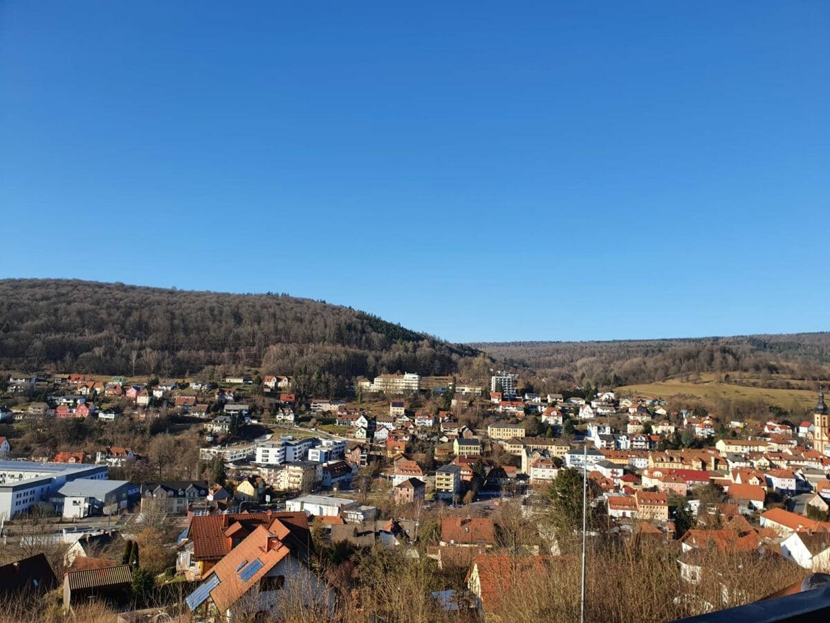 Blick über Bad Brückenau