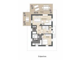 Casa de vacaciones Pfronten Plano de planta 41