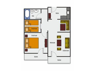 Appartamento Schröcken Pianta del piano 19