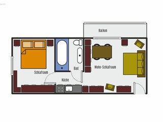 Appartamento Schröcken Pianta del piano 20