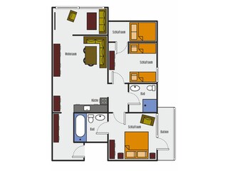 Appartamento Schröcken Pianta del piano 25