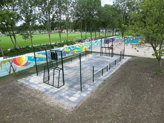 Spielfeld im Bereich der Rezeption