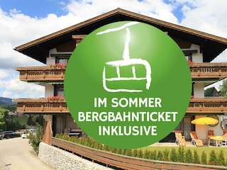 Im Sommer Bergbahnticket inklusive