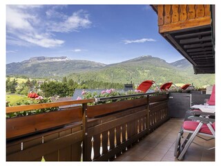 Südbalkon mit Markise