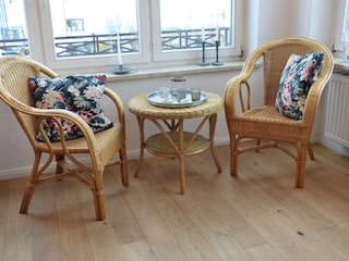 Wohnzimmer mit Meerblick