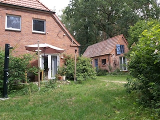 Blick vom Haupthaus