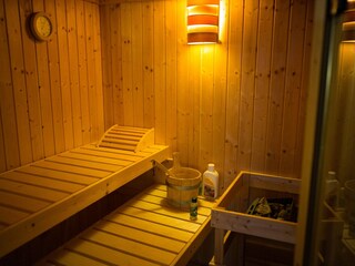 Sauna im Wohnbereich