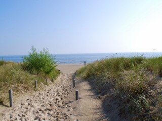 Blick zum Strand