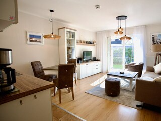 Blick ins Wohnzimmer