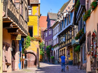 Riquewihr, most beautiful village on the wine route.