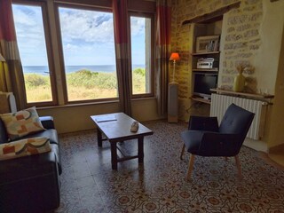 Living room, with panoramic sea view