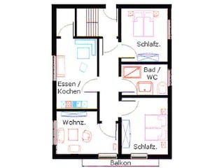 Ferienwohnung Böbrach Grundriss 24