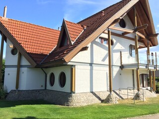 Seitenansicht des Architektenhauses