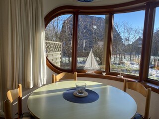 Panoramablick in den Garten