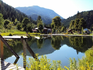 Waldbad Mauthen nur 2 km entfernt