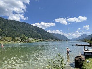 Weissensee nur 41 km entfernt Schwimmen in Naturwasser