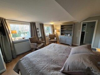 Blick vom Bett aus