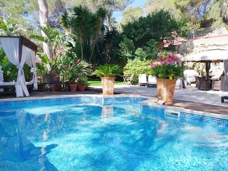 Idyllic pool of the house