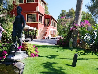 View onto the house