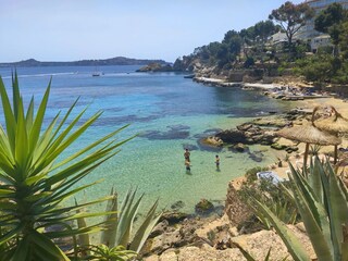 Beautiful bays in Cala Fornells