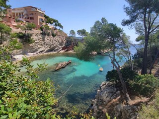 Small bays with crystal clear waters