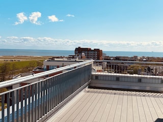 Ausblick Nordterrasse - Schillig Strand
