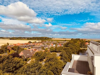 Blick Richtung Wangerooge und Spiekeroog